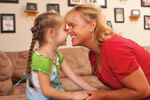 bayada pediatrics client jazlyn with her nurse susie