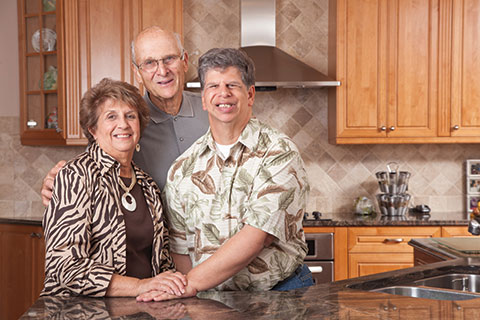 bayada client christopher with his nurse marjorie