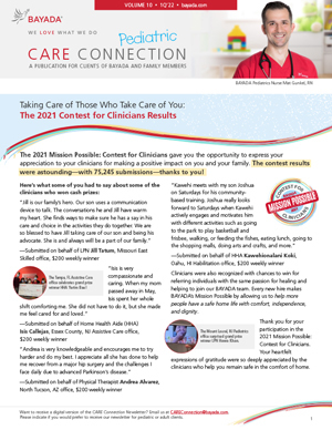 care connection pediatrics Q4 2020 english version