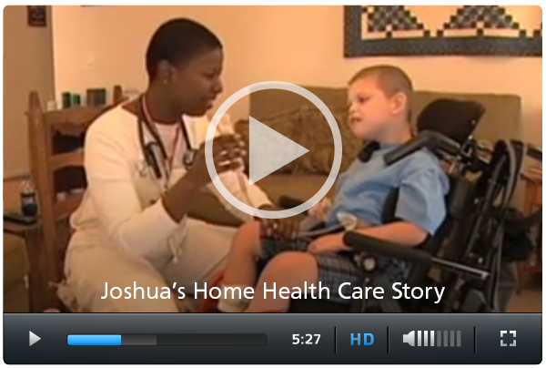 video of bayada client joshua